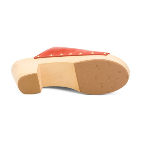 NEW BEEK BEEK Made In Brazil Leather Peacock Heels in Honey 925 7t3 - Picture 5 of 7